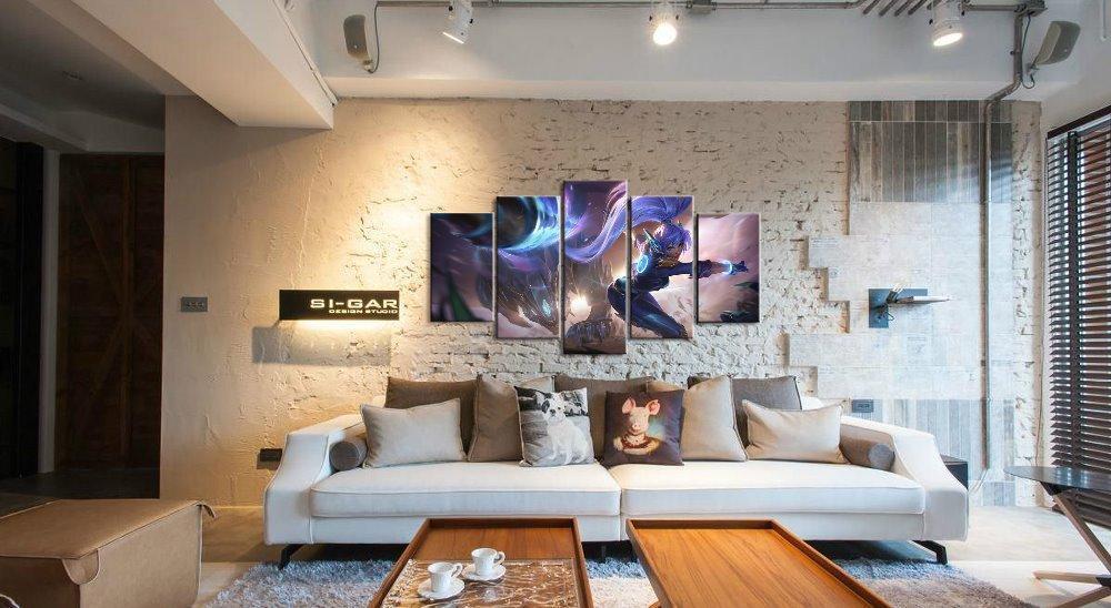 LOL League Of Legends Nidalee 2 Game Canvas Wall Art
