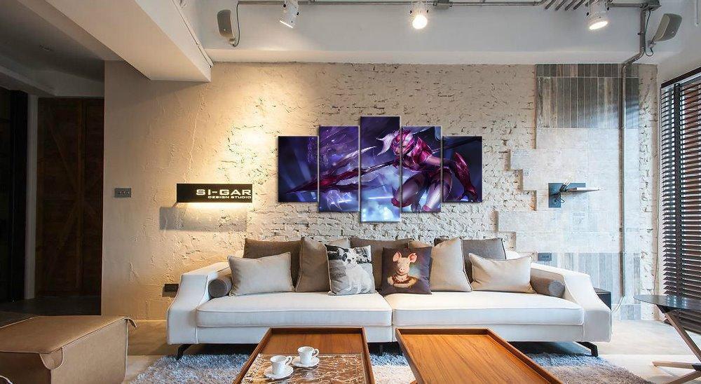 LOL League Of Legends Nidalee 3 Gaming Canvas Wall Art