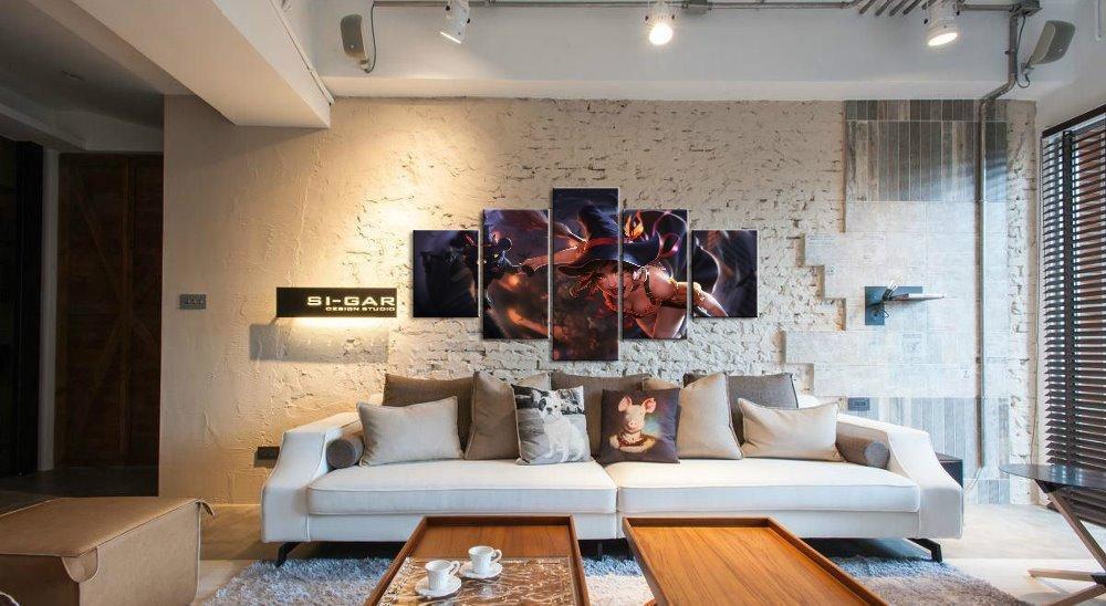 LOL League Of Legends Nidalee Gaming Canvas Wall Art