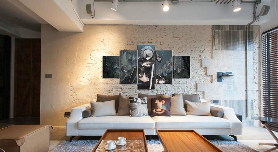 NieR Automata YoRHa 2B Poster 7 Gaming Canvas Wall Art