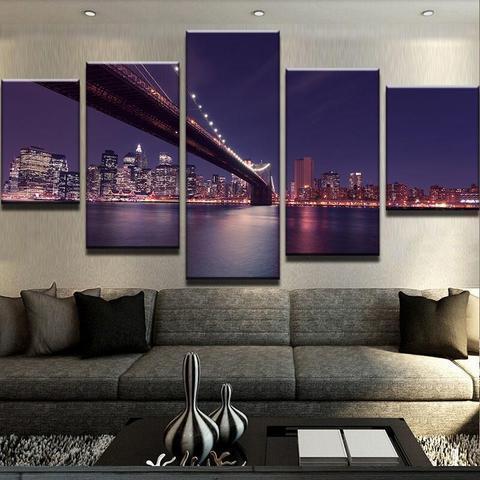 Nights In New York Nature Canvas Wall Art