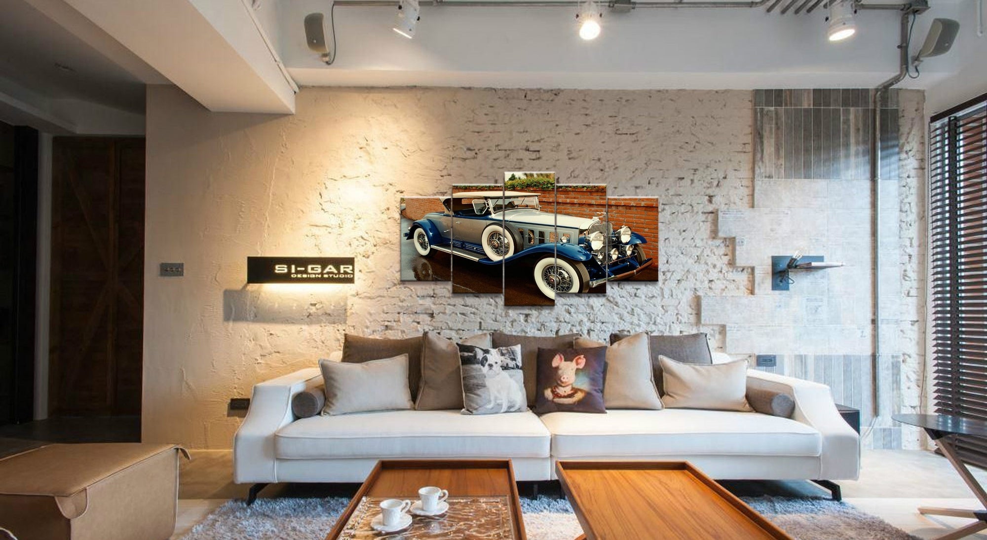 Nissa Skyline GTR Car 2 Car &amp;amp; Motor Canvas Wall Art