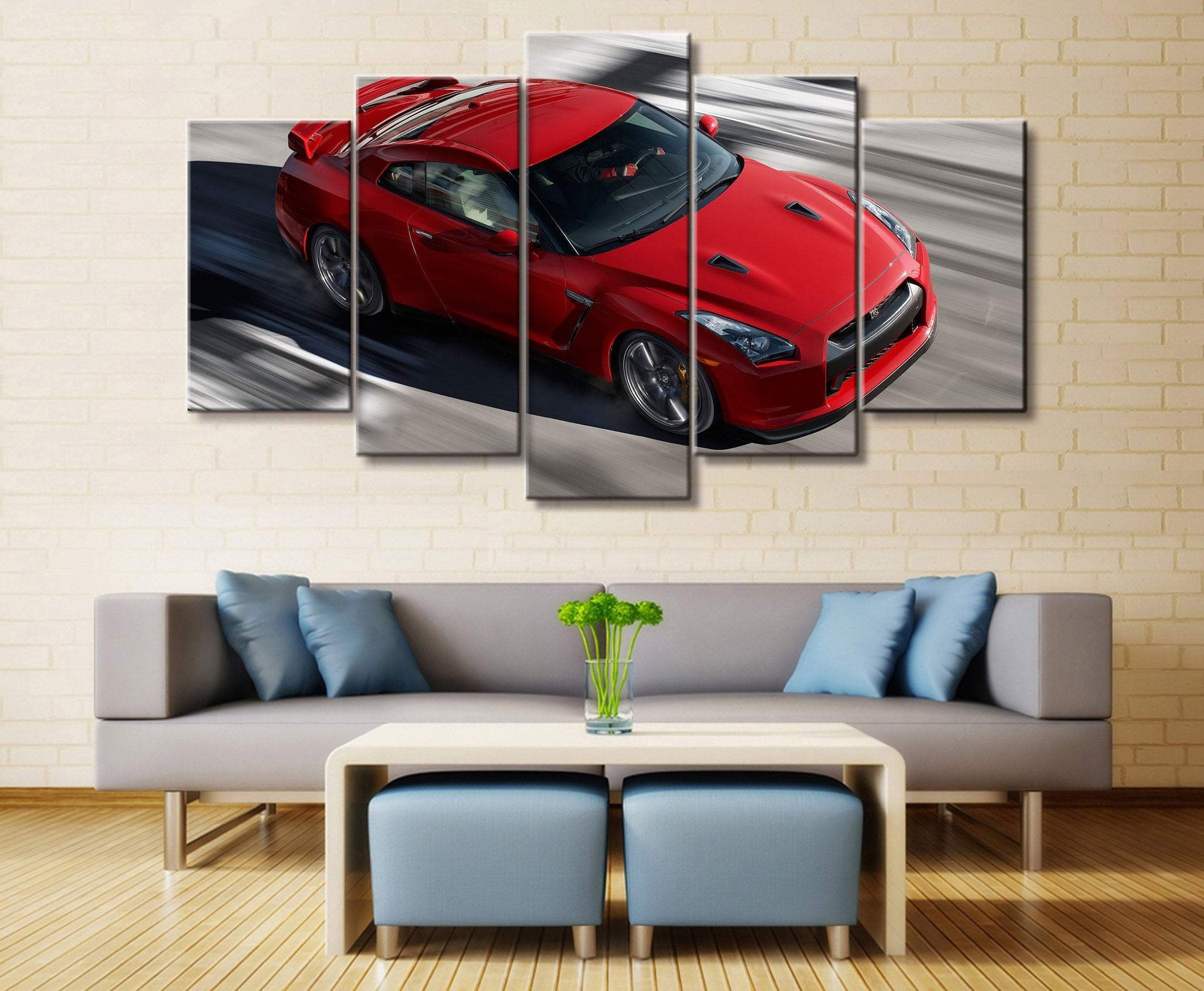 Nissa Skyline GTR Car 4 Car &amp;amp; Motor Canvas Wall Art