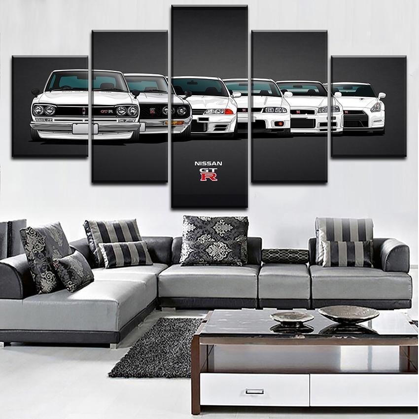 Nissan GTR Car 1 Car &amp;amp; Motor Canvas Wall Art