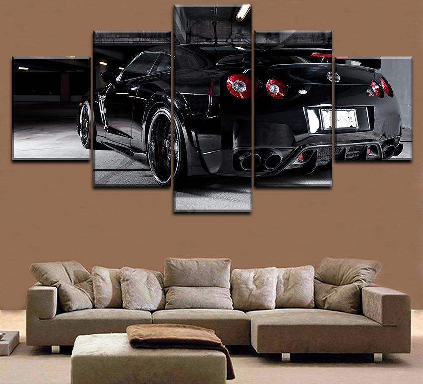 Nissan GTR Car 3 Car &amp;amp; Motor Canvas Wall Art