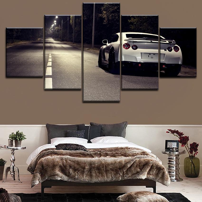 Nissan GTR Car 5 Car &amp;amp; Motor Canvas Wall Art