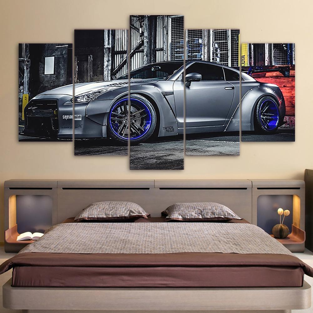 Nissan GTR Car 6 Car &amp;amp; Motor Canvas Wall Art