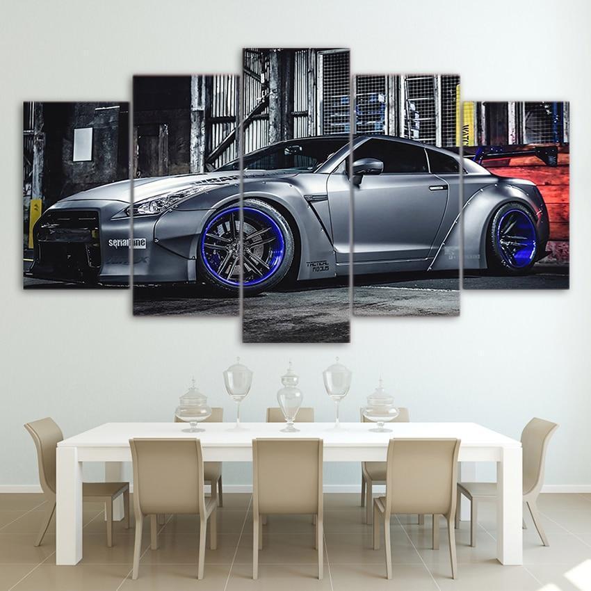 Nissan GTR Car 6 Car &amp;amp; Motor Canvas Wall Art
