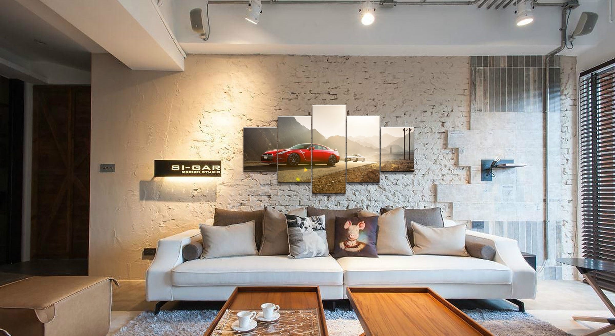 Nissan GTR Car 8 Car &amp;amp; Motor Canvas Wall Art