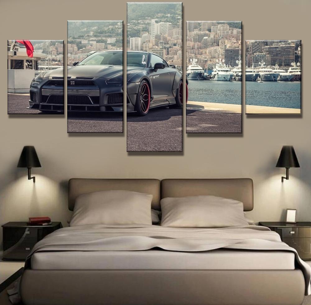 Nissan GTR Car Widebody 1 Car &amp;amp; Motor Canvas Wall Art