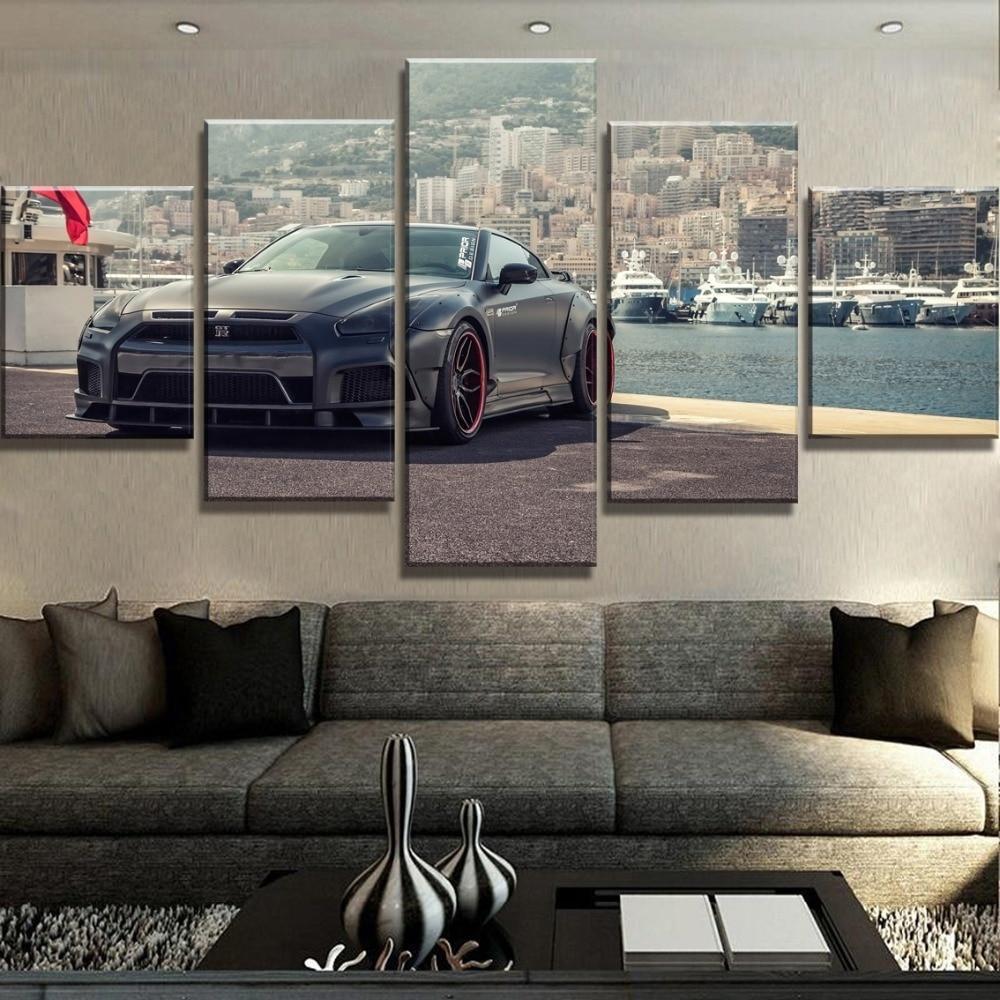 Nissan GTR Car Widebody 1 Car &amp;amp; Motor Canvas Wall Art