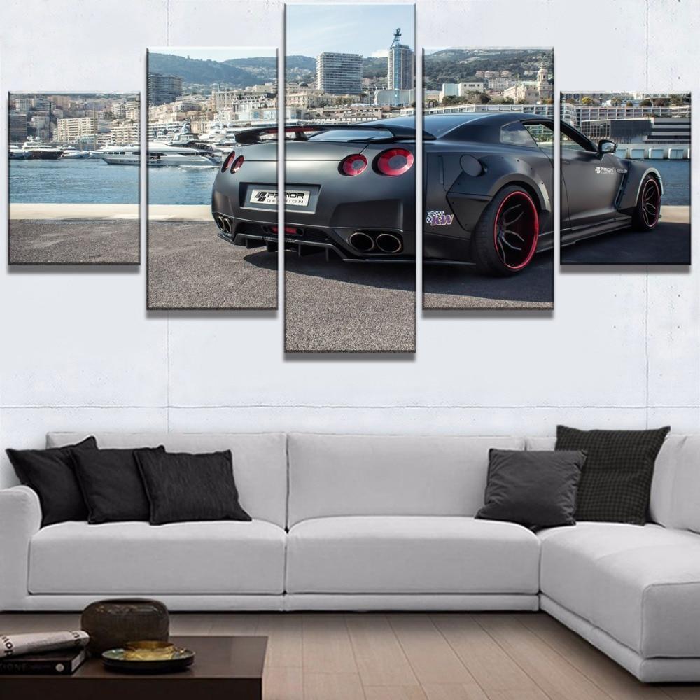 Nissan GTR Car Widebody 2 Car &amp;amp; Motor Canvas Wall Art