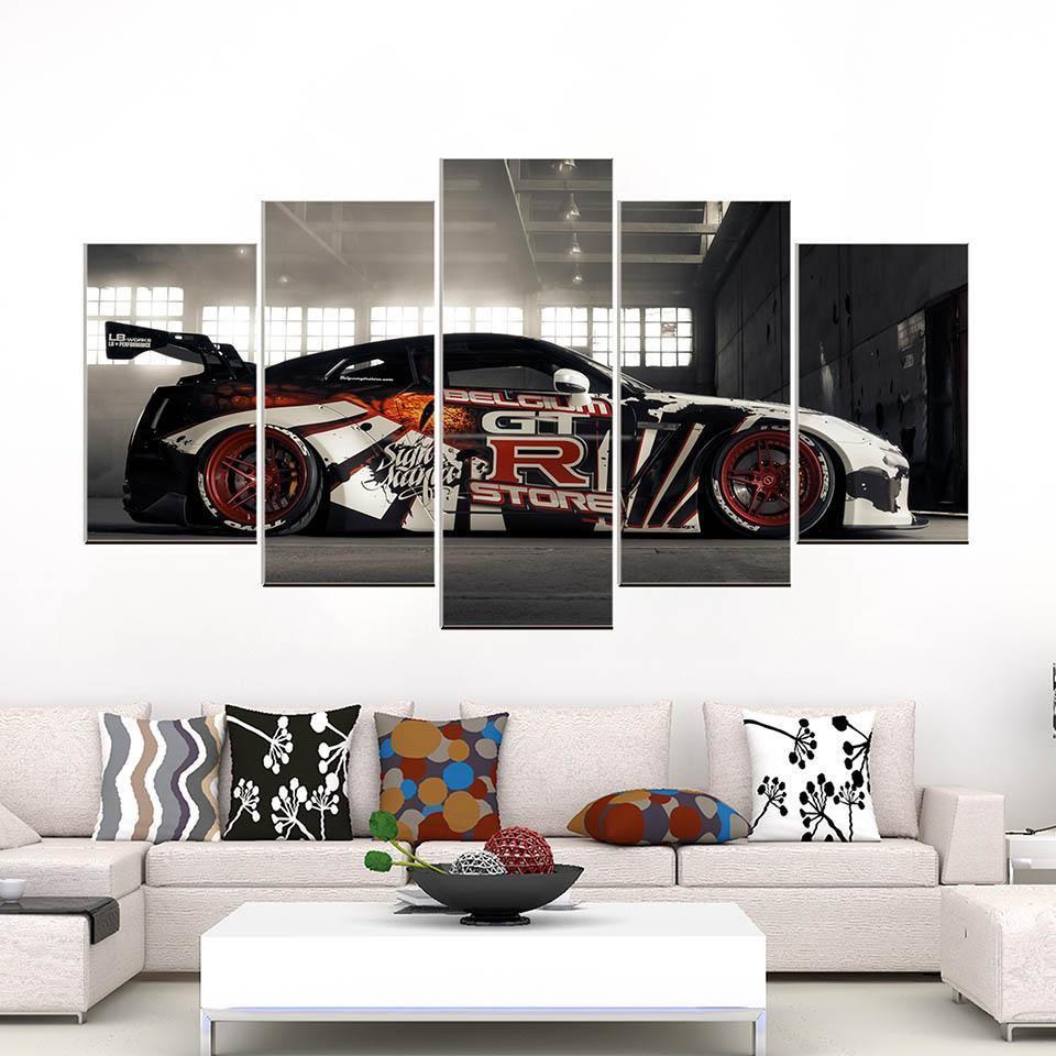 Nissan GTR Liberty Walk 1 Car &amp;amp; Motor Canvas Wall Art