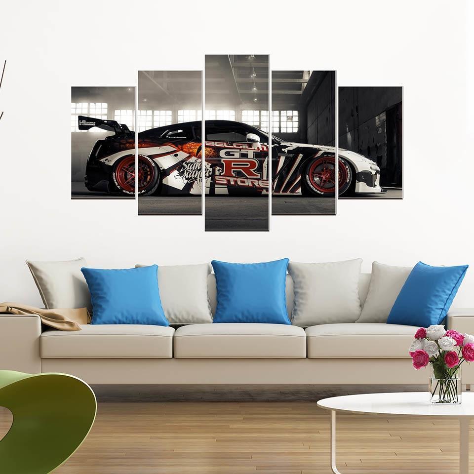 Nissan GTR Liberty Walk 1 Car &amp;amp; Motor Canvas Wall Art