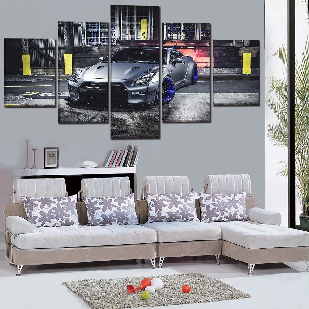 Nissan GTR Liberty Walk 2 Car &amp;amp; Motor Canvas Wall Art