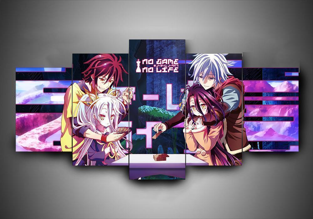 No Game No Life Anime Canvas Wall Art