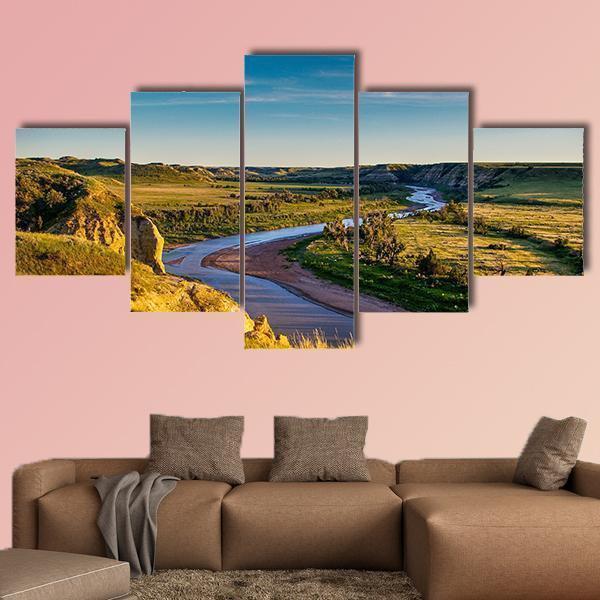 North Dakota Badlands Nature Canvas Wall Art