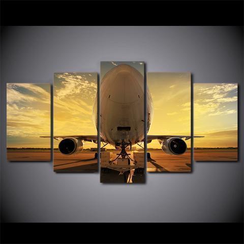 Nose Airplane 1 Airplane Canvas Wall Art