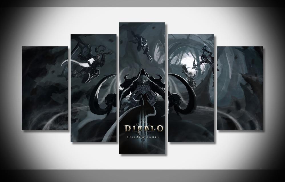Nothing Can Stop Death Diablo III Gaming Canvas Wall Art