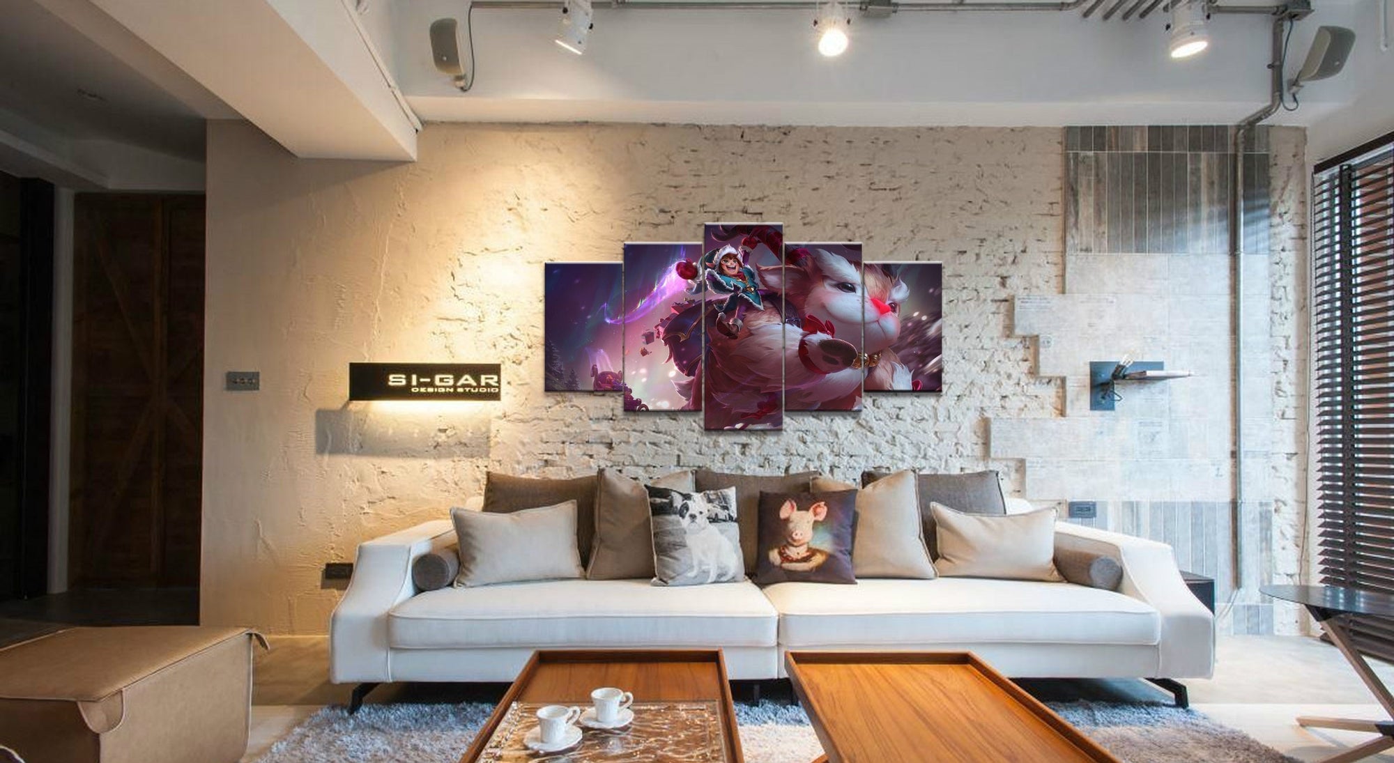 LOL League Of Legends Nunu 2 Gaming Canvas Wall Art