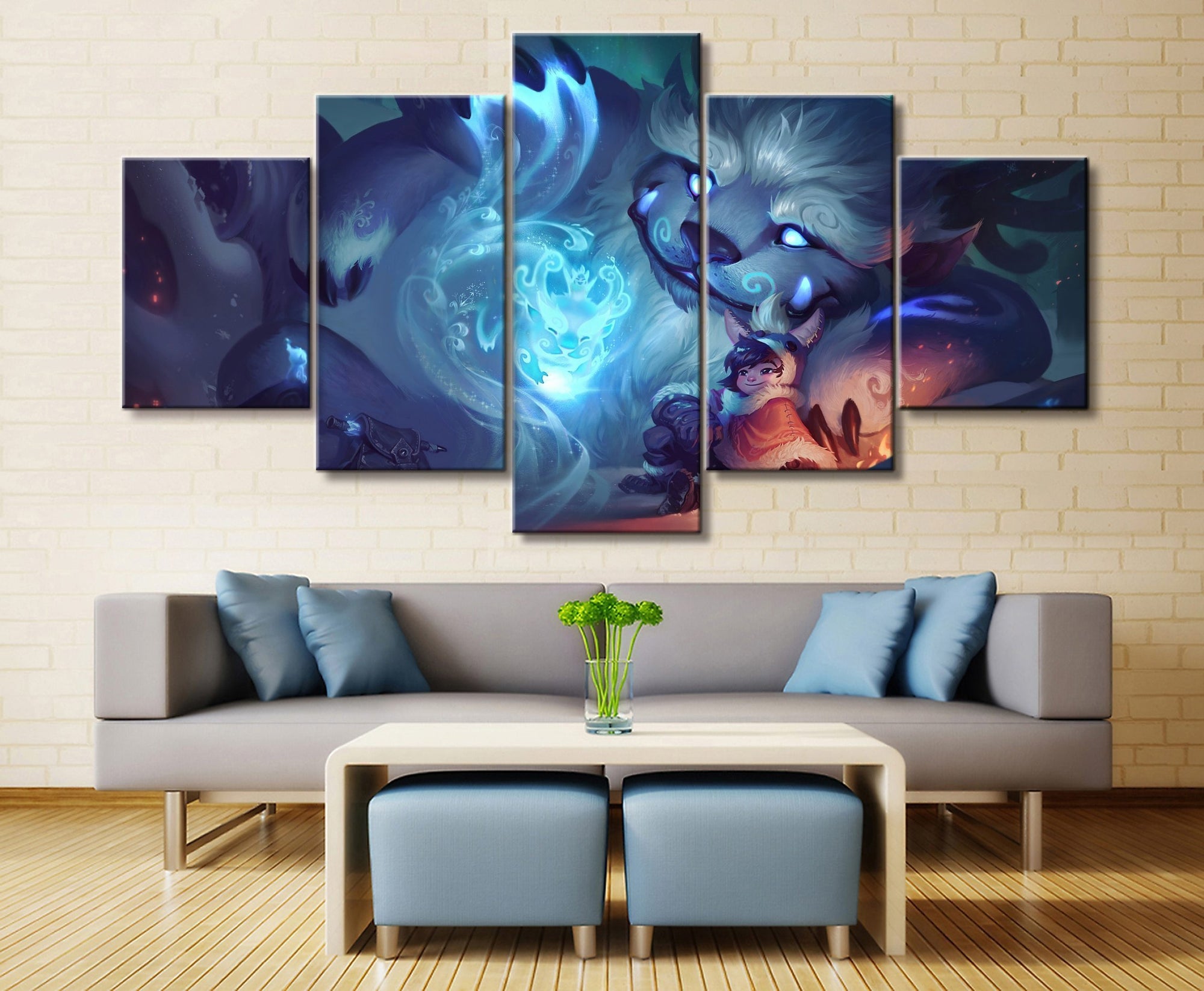 LOL League Of Legends Nunu Game Canvas Wall Art