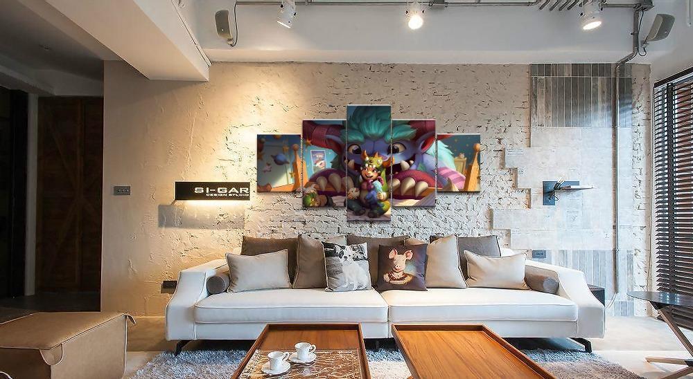 LOL League Of Legends Nunu 4 Gaming Canvas Wall Art