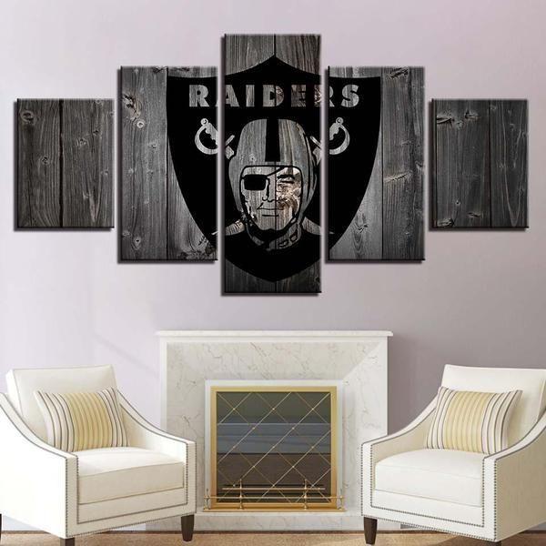 Oakland Raiders  Football Canvas Wall Art
