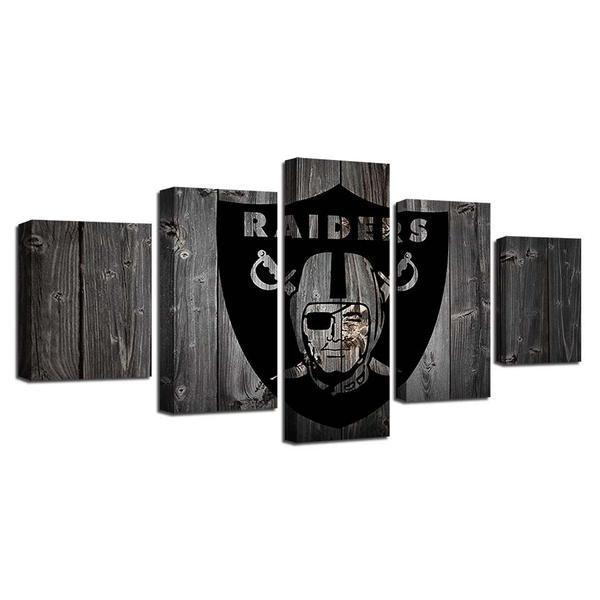 Oakland Raiders  Football Canvas Wall Art