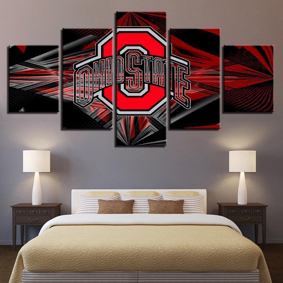 Ohio State Buckeyes Football Sport Canvas Wall Art