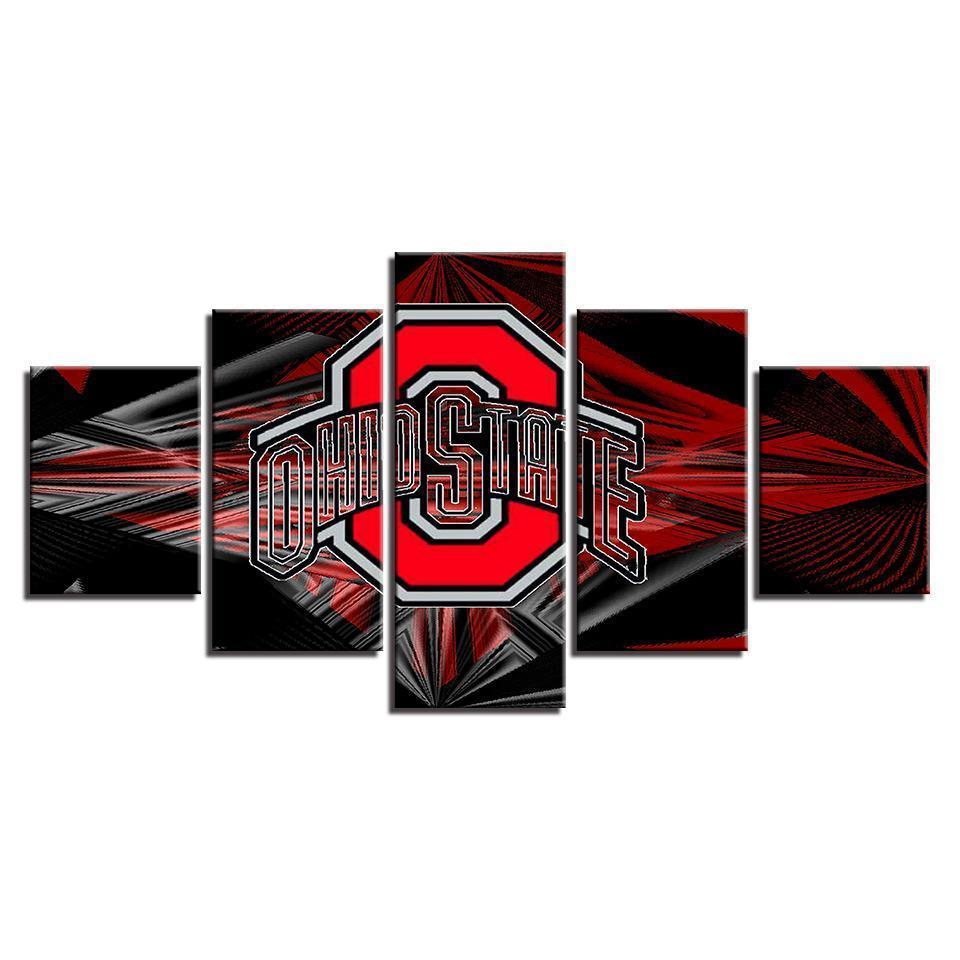 Ohio State Buckeyes Football Sport Canvas Wall Art