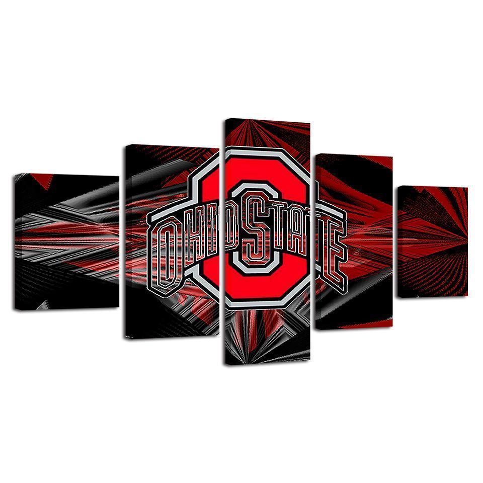 Ohio State Buckeyes Football Sport Canvas Wall Art