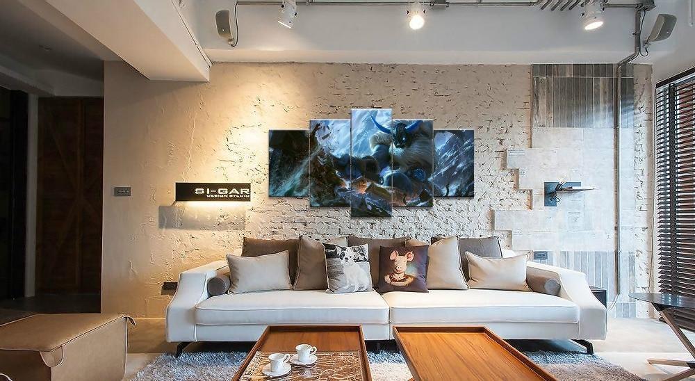 LOL League Of Legends Olaf Gaming Canvas Wall Art