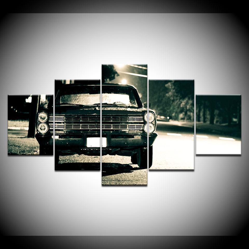 Old Car &amp;amp; Motor Canvas Wall Art