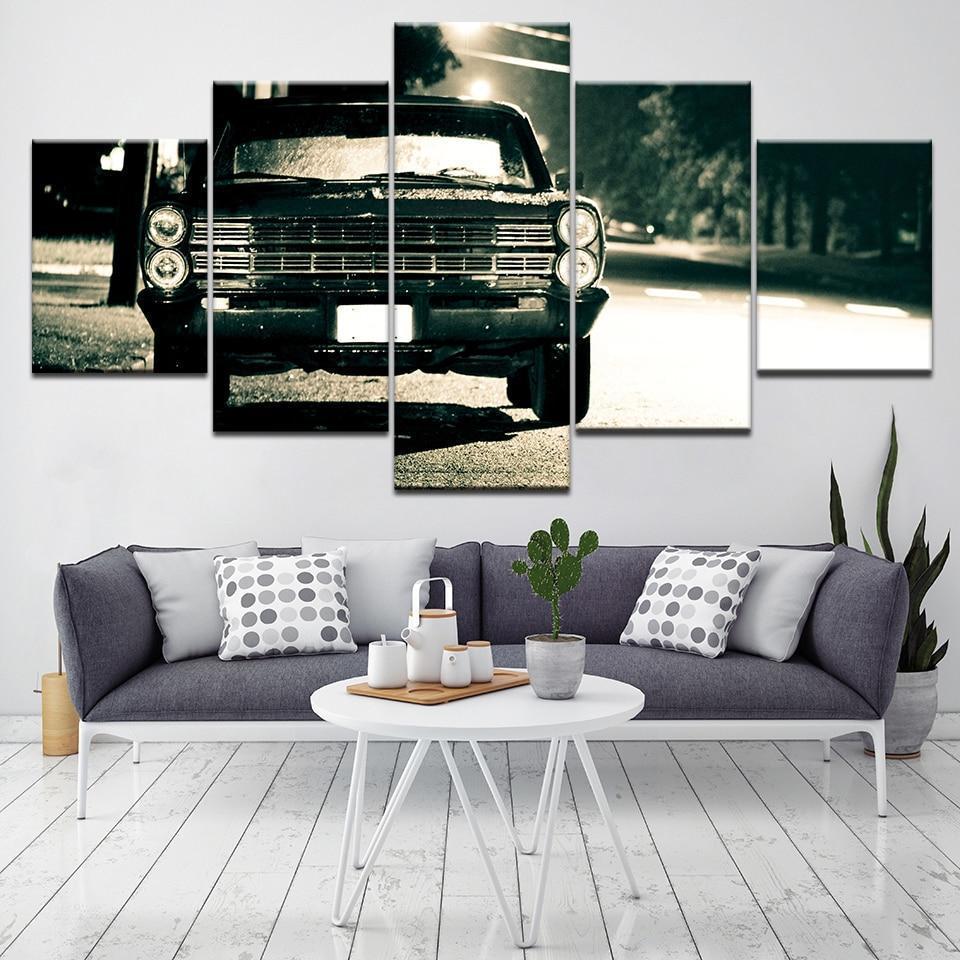 Old Car &amp;amp; Motor Canvas Wall Art