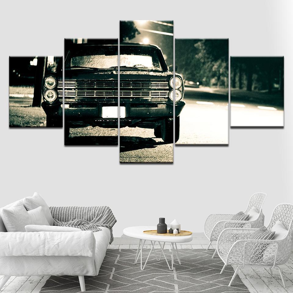 Old Car &amp;amp; Motor Canvas Wall Art