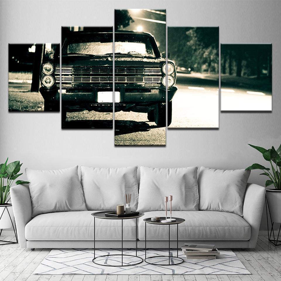 Old Car &amp;amp; Motor Canvas Wall Art