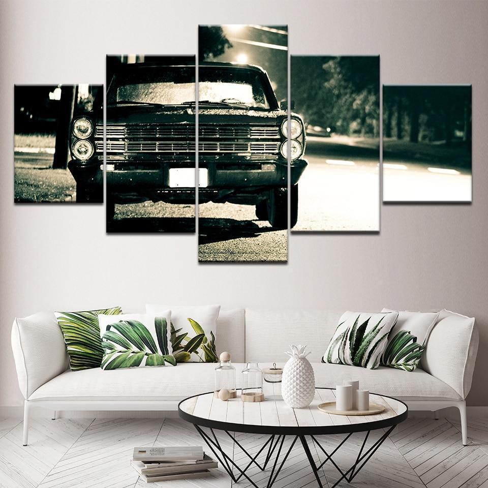Old Car &amp;amp; Motor Canvas Wall Art