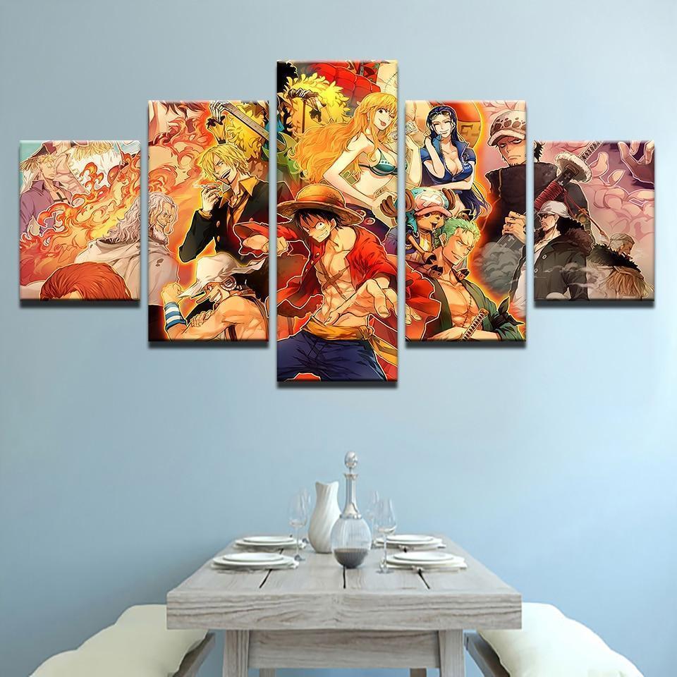 ONE PIECE Characters Anime Canvas Wall Art