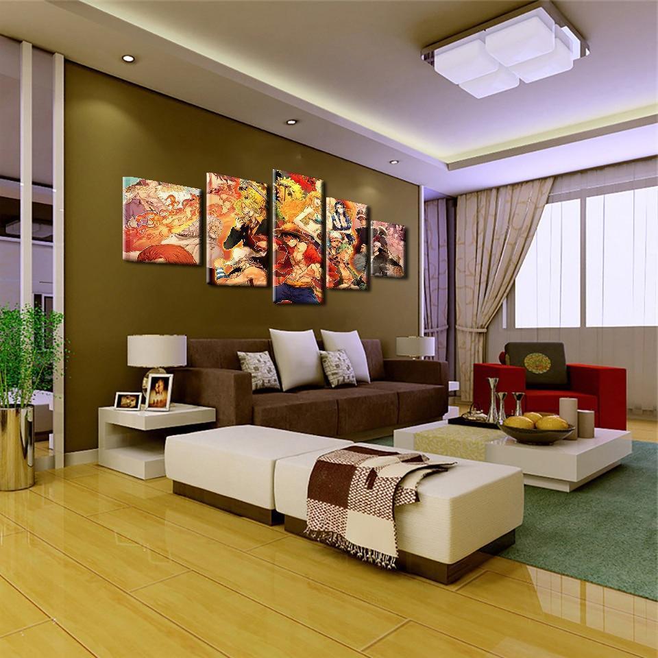 ONE PIECE Characters Anime Canvas Wall Art