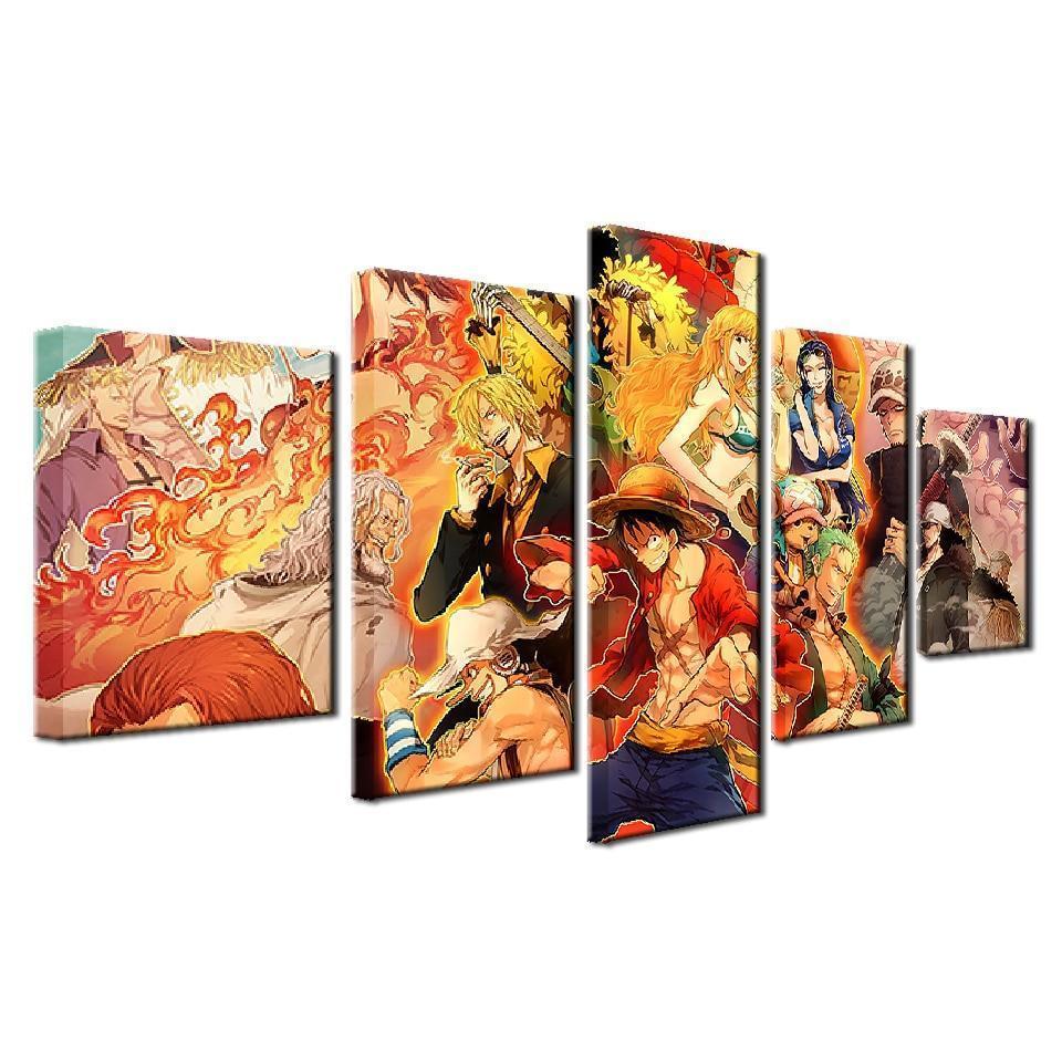 ONE PIECE Characters Anime Canvas Wall Art