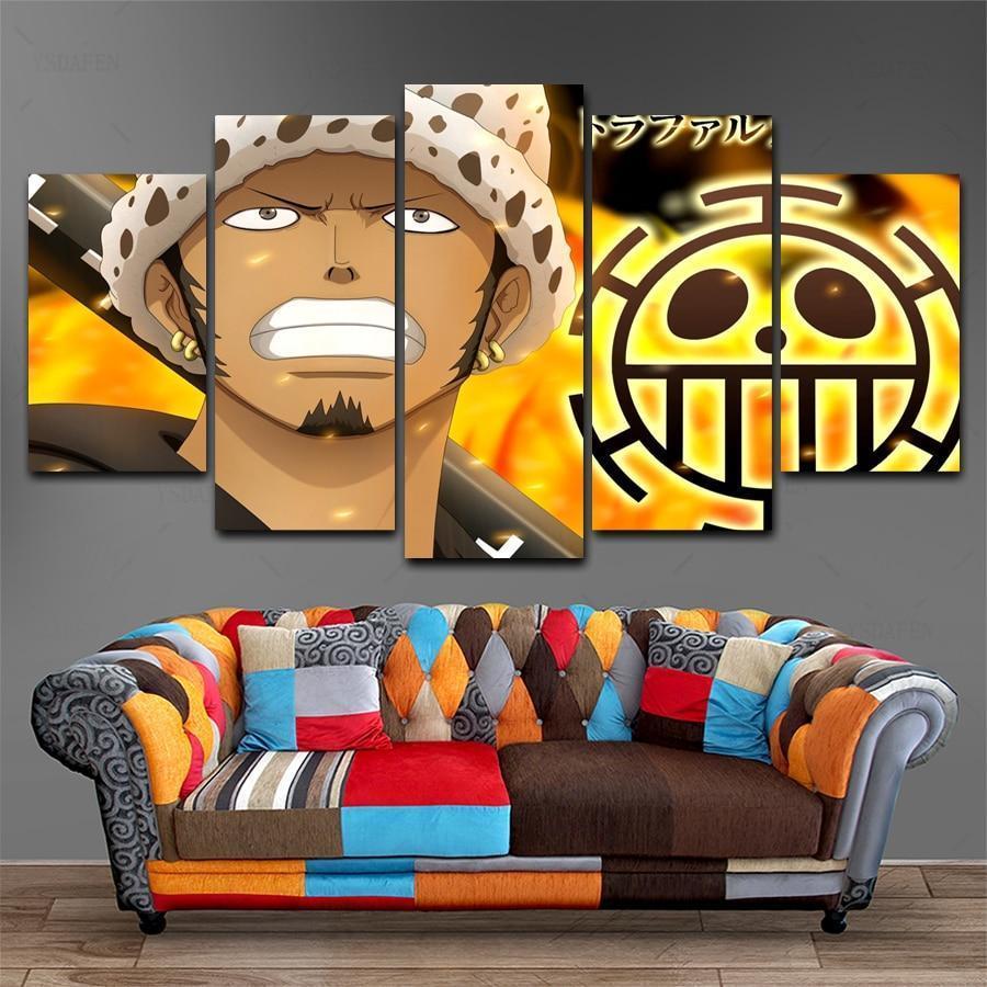 One Piece: Law Anime Canvas Wall Art