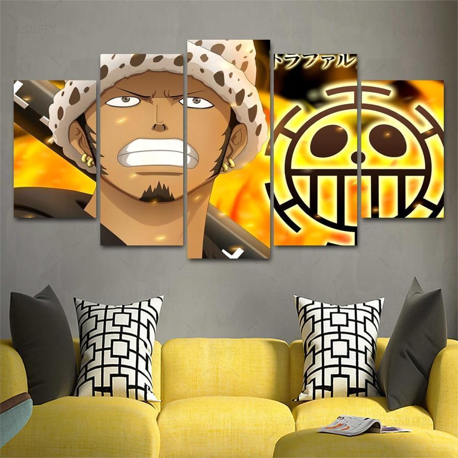 One Piece: Law Anime Canvas Wall Art