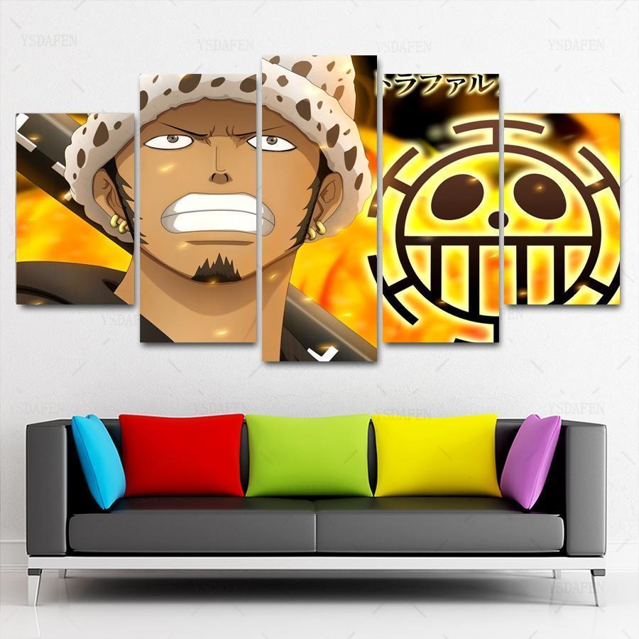 One Piece: Law Anime Canvas Wall Art