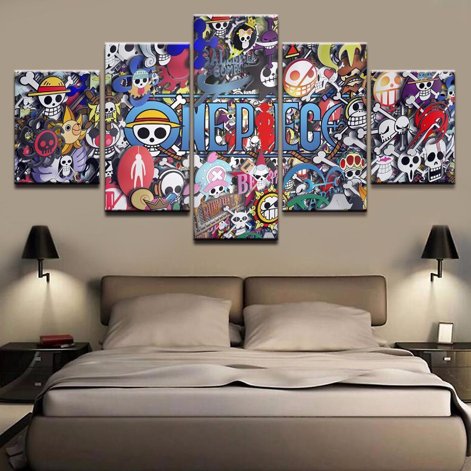 One Piece Logo  Anime Canvas Wall Art