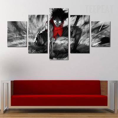 One Piece : Luffy 2nd Gear Movie Canvas Wall Art