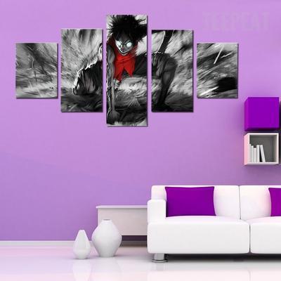 One Piece : Luffy 2nd Gear Movie Canvas Wall Art