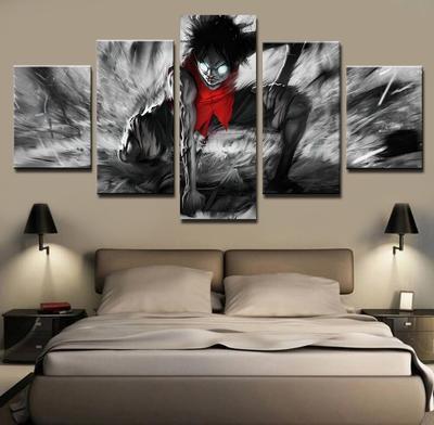 One Piece : Luffy 2nd Gear Movie Canvas Wall Art