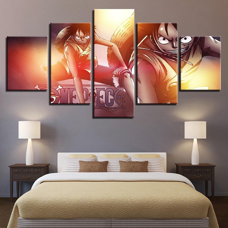 One Piece: Luffy Anime Canvas Wall Art