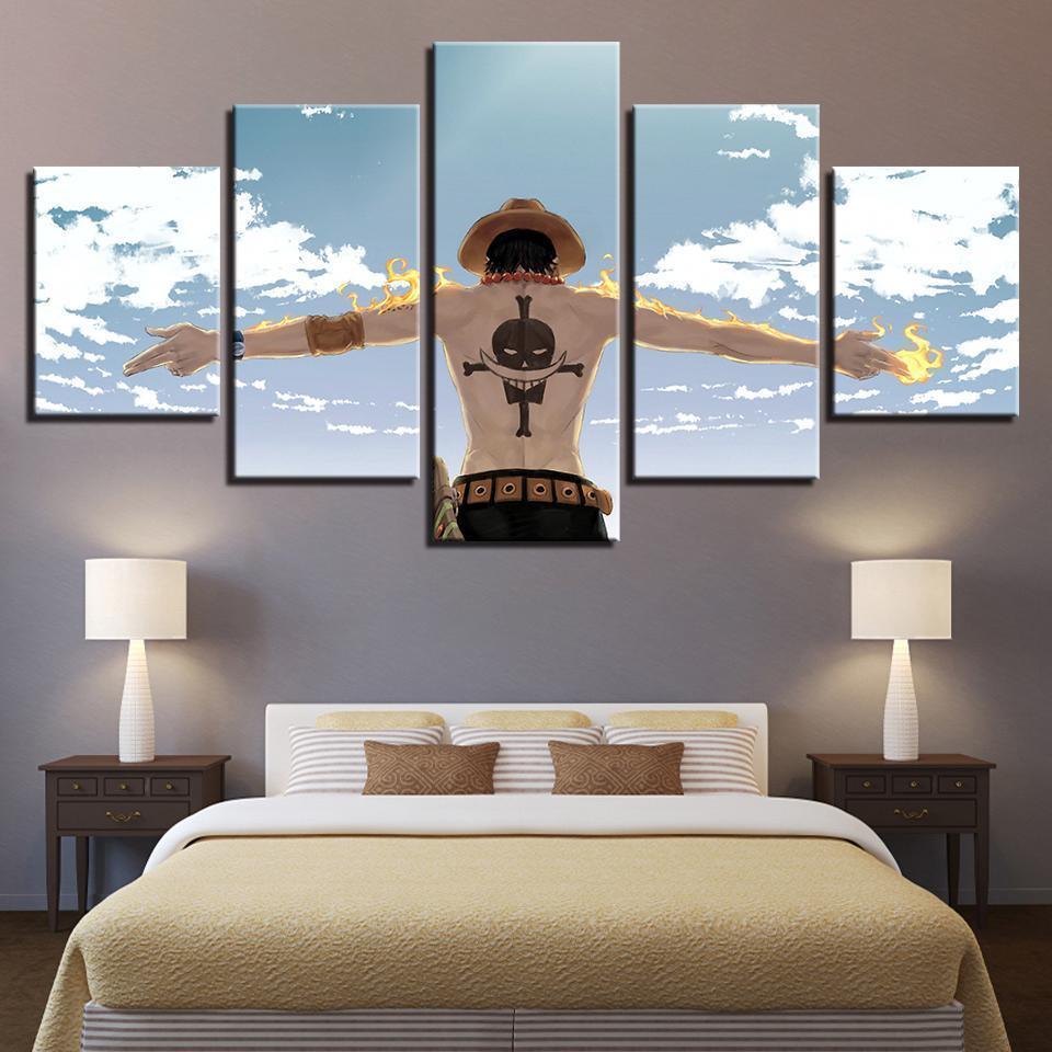 One Piece: Luffy Anime Canvas Wall Art