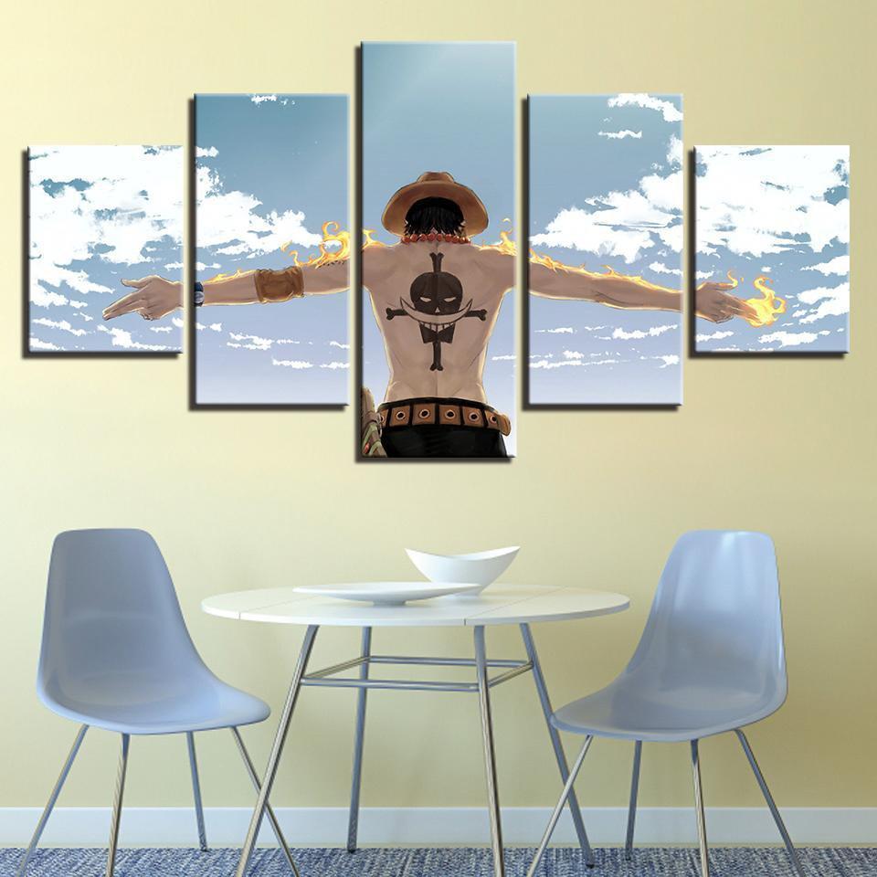 One Piece: Luffy Anime Canvas Wall Art
